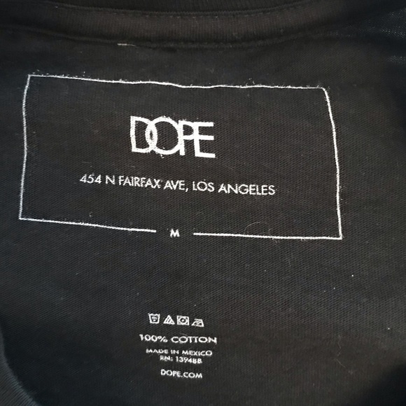 Dope brand top T shirt. Men’s medium. Unisex - Picture 3 of 3
